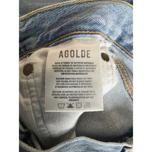 Agolde Criss Cross Straight Jeans Size 24 in Dimension - Picture 9 of 11